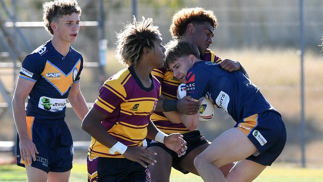 Confraternity Carnival 2024. Ryan Catholic College v St James College. Picture: Shae Beplate.