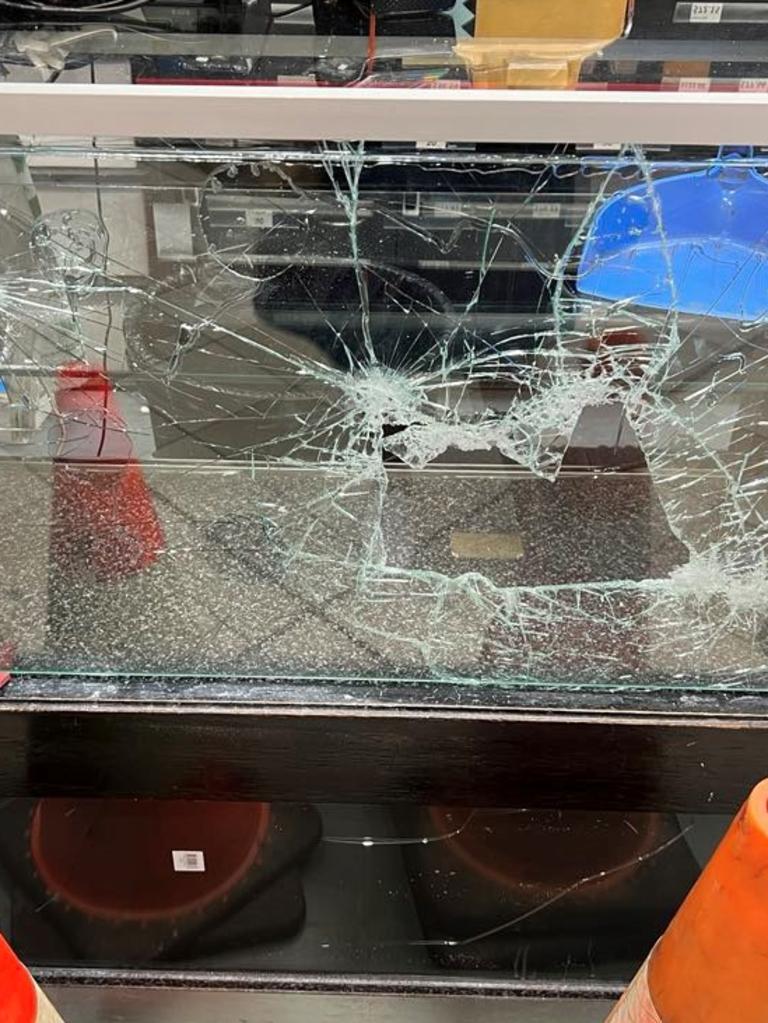 The front counter at Woolworths inside the Raintrees Shopping Centre. Picture: Supplied