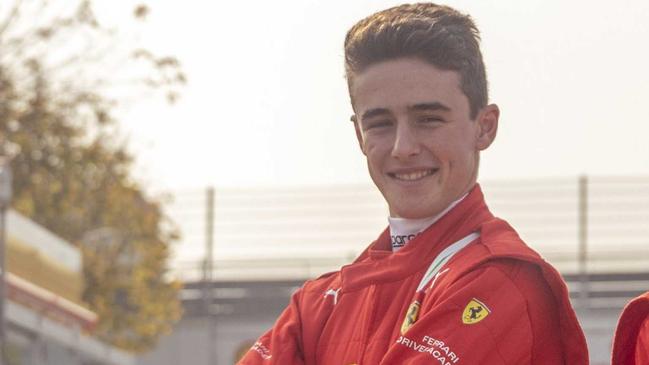 Gianmarco Pradel was close to being part of Ferrari's Driving Academy in 2022. Picture: Ferrari Driving Academy.