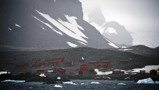 Argentina’s Esperanza military base in Antarctica in 2014. Picture: AFP