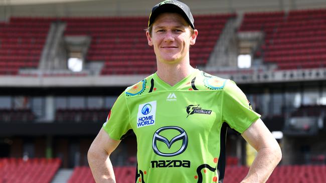 Brendan Doggett sports the Thunder’s Indigenous playing strip.