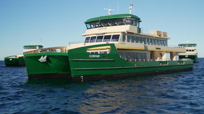 All three generation 2 Emerald-class ferries are in service at the moment. Picture: NSW Government