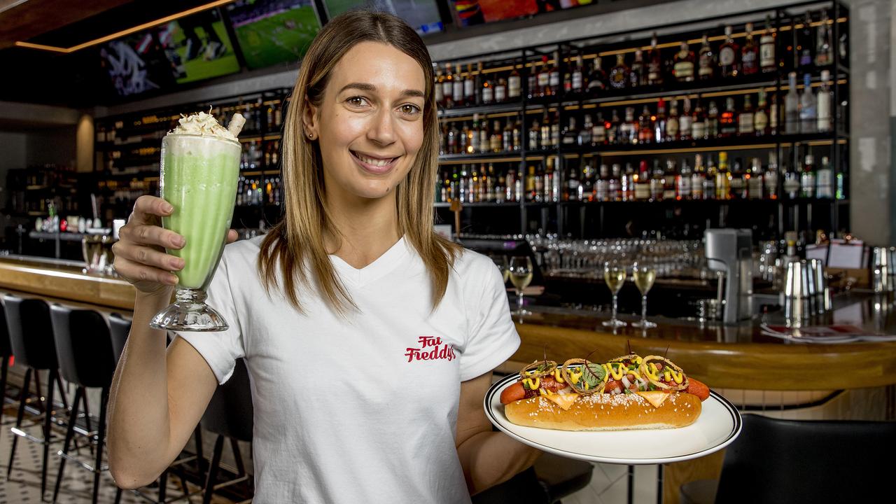 Fat Freddy's Beach Bar &amp; Diner in Broadbeach. Staff member Sarah Munro. Picture: Jerad Williams