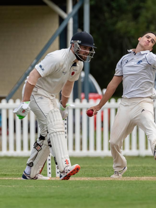 Action from Broadbeach Robina's battle with Mudgeeraba Nerang on Saturday. Picture: KPM Sports Images
