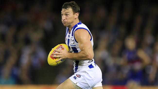 Brent Harvey shows no signs of slowing down. Picture: Wayne Ludbey