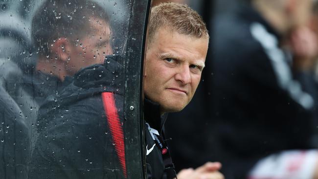 Wanderers coach Josep Gombau clearly has some work to do. Picture: Brett Costello
