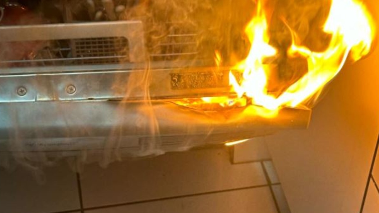 ‘My dishwasher caught fire while I was asleep’