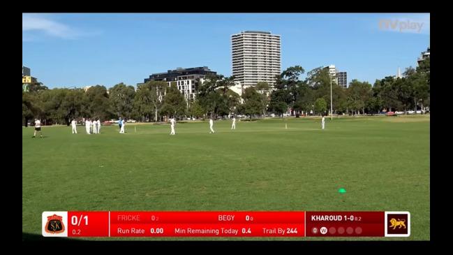 Batter timed out in Victorian Premier Cricket