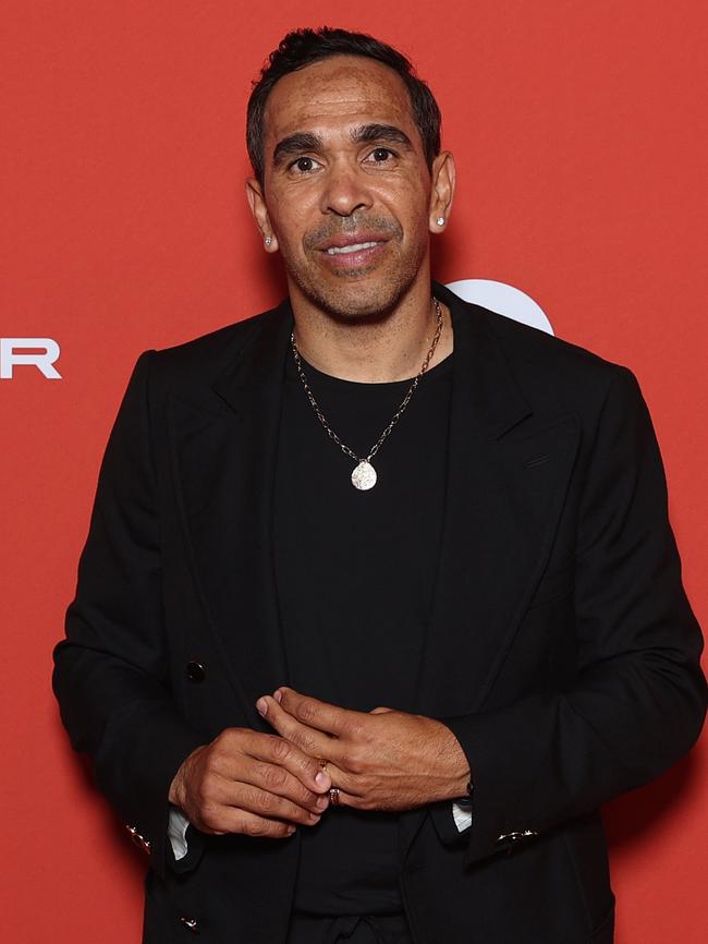 Retited footy star Eddie Betts stepped out in support of the event. Photo: Brendon Thorne/Getty Images.