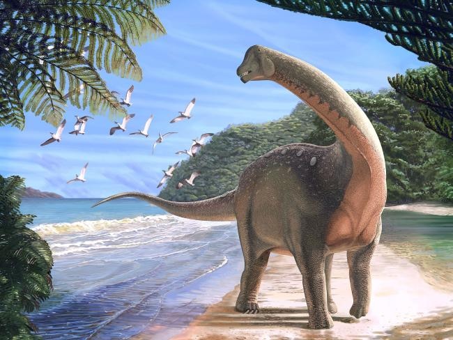 What scientists believe the dinosaur would have looked like. Source: AFP