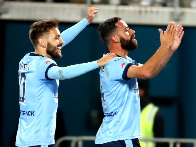 Sky Blues thump Wanderers in Sydney Derby