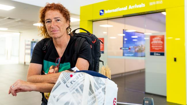 Rosangela Tenorio from Perth is returning home facing two weeks of quarantine after leaving Dili early due to the coronavirus. Picture: Che Chorley