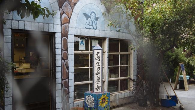 The kitchen area at Hippie Kitchen. Picture: Angus Mordant/NewsCorp Australia