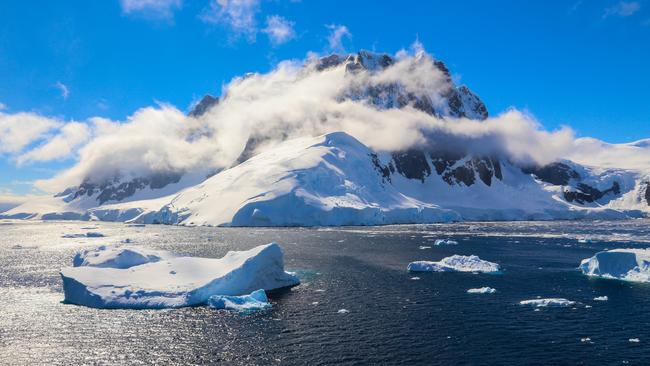 Melting icebergs in Antarctica provide a metaphor for life.