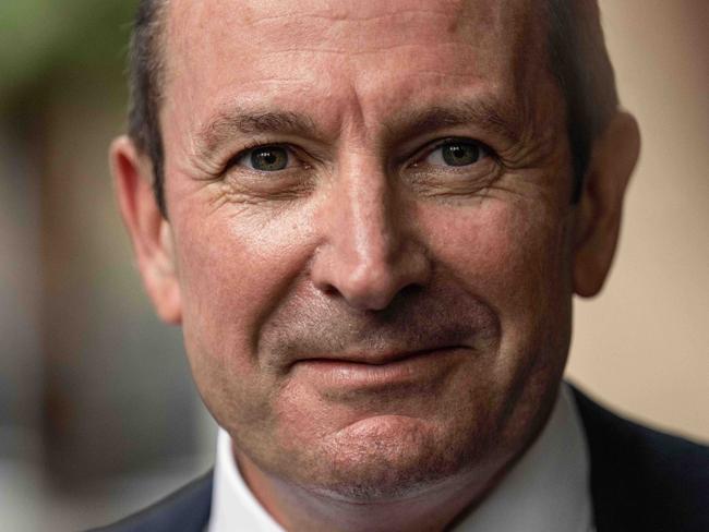 SYDNEY, AUSTRALIA - NewsWire Photos March 7, 2021: Western Australia Premier Mark McGowan speaking to media outside the Federal Court, Sydney. Picture: NCA NewsWire / James Gourley