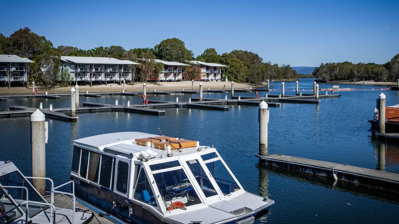 Couran Cove residents. Picture: Nigel Hallett