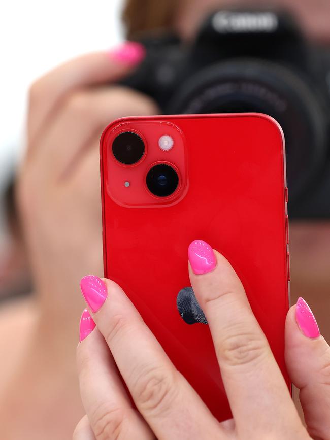 Apple CEO Tim Cook unveiled the new iPhone 14 as well as new versions of the Apple Watch, including the Apple Watch SE last week. Picture: Justin Sullivan/Getty Images/AFP