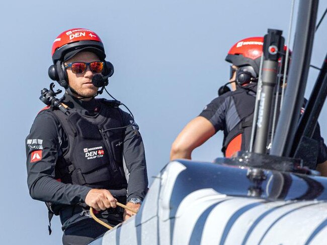 Nathan Outteridge isn’t unknown to sail for different nations having previously acted as stand-in skipper for the Denmark team. Picture: SailGP