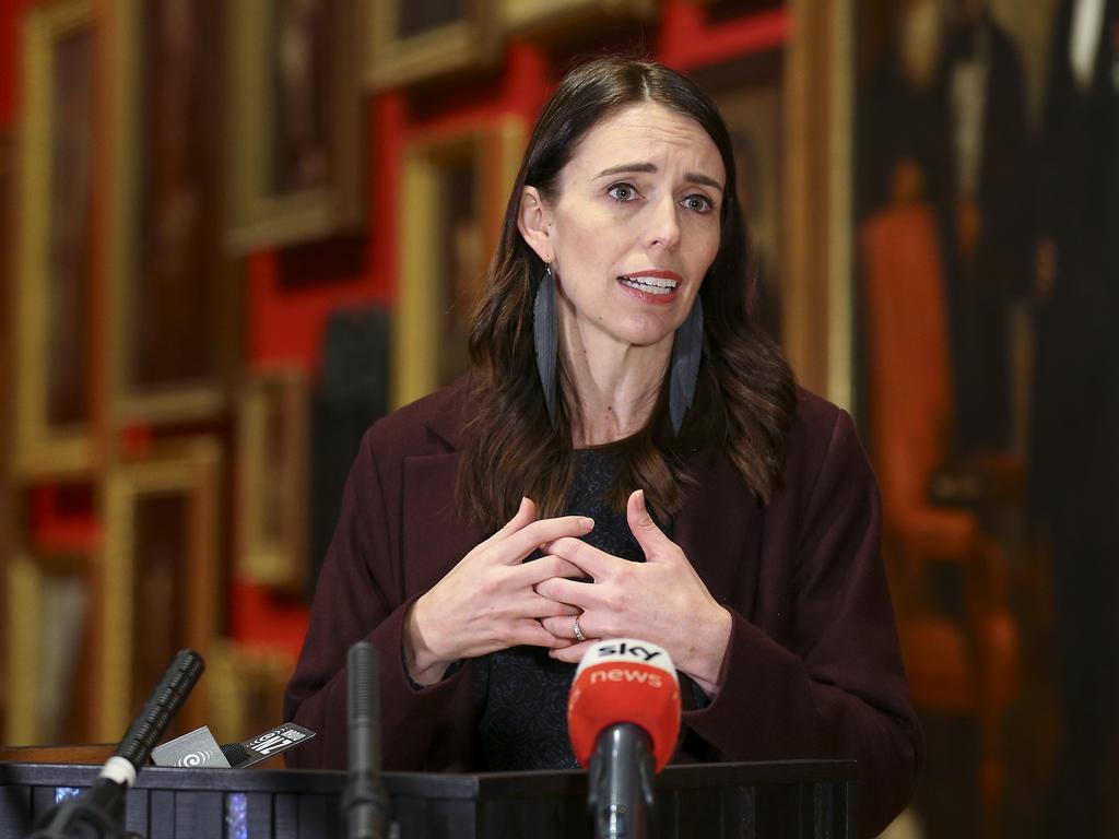 Prime Minister Scott Morrison said discussions with Prime Minister Jacinda Ardern on the trans-Tasman travel bubble were progressing well. Picture: Hagen Hopkins/Getty Images.