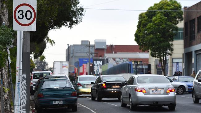 Some streets around Footscray will have a 30km/h speed limit. Digitally altered image