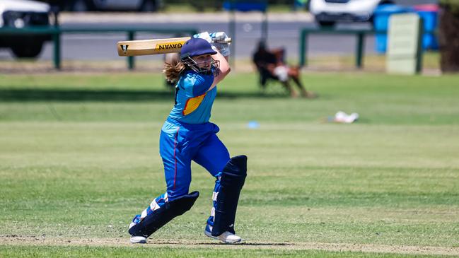 Nicola Hudson was good with the bat and ball. Picture: Peter Yandle - My Action Images