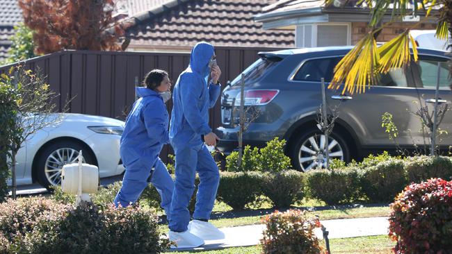 The young hoy inside the house at the time is said to be traumatised. Picture: David Swift.