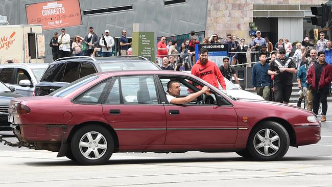 Dimitrious Gargasoulas has pleaded not guilty over the Bourke Street deaths. Picture: Tony Gough