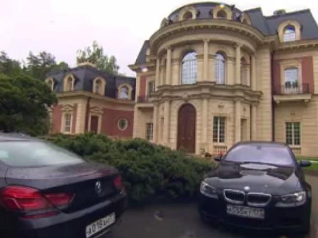 Opulent mansion ... a CNN crew met Natalia Potanina at her opulent mansion on the outskirts of Moscow. Picture: CNN