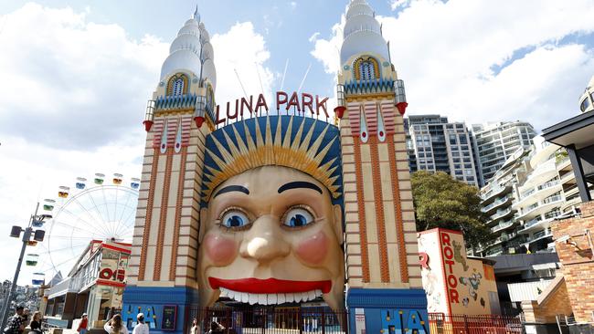 DAILY TELEGRAPH DECEMBER 2, 2024. Luna Park at Milsons Point which has just sold for 70 million dollars. Picture: Jonathan Ng