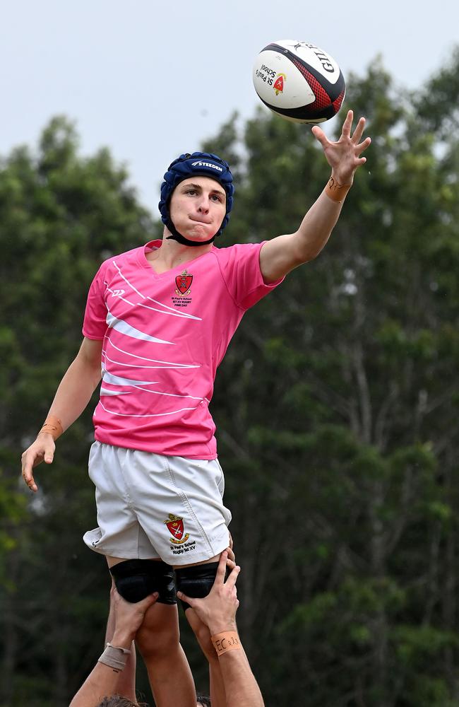 TAS First XV rugby, St Paul's School v John Paul College. Saturday May 10, 2025. Picture, John Gass