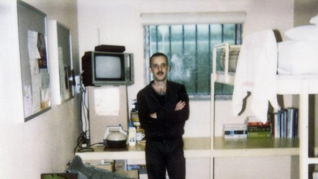 Julian Knight in his cell.