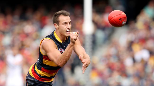 Adelaide expects to keep Tom Doedee. Picture: Sarah Reed/AFL Photos via Getty Images