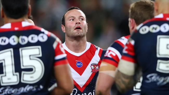 Boyd Cordner leads the way for the Roosters. Picture: Getty Images