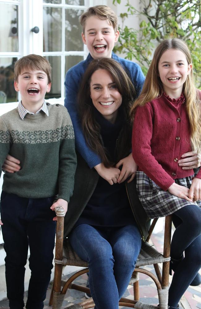 The edited photo that caused trouble for Princess Kate and the royal family. Picture: Kensington Palace/Instagram