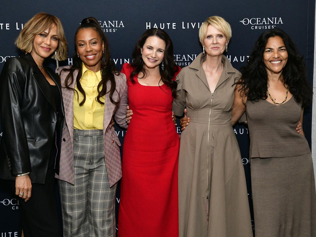 Nicole Ari Parker, Karen Pittman, Kristin Davis, Cynthia Nixon and Sarita Choudhury of And Just Like That... Picture: Getty Images