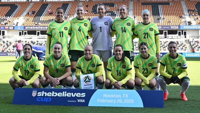 The Matildas have dropped in the world rankings. (Photo by Maria Lysaker/Getty Images)