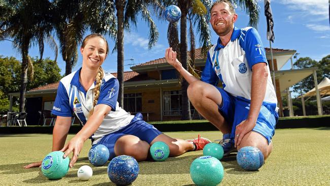 Adelaide players Cassandra Harvey and Scott Thulborn are looking forward to the parklands club hosting the World Champion of Champions. Picture: Tom Huntley