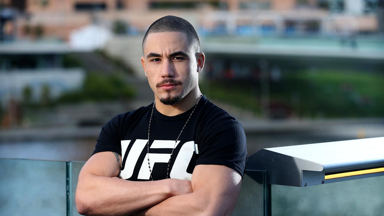 07/05/15 Australian UFC fighter Robert Whittaker in the city ahead of Adelaide's first UFC Fight Night at the Entertainment Centre on Sunday. photo Calum Robertson