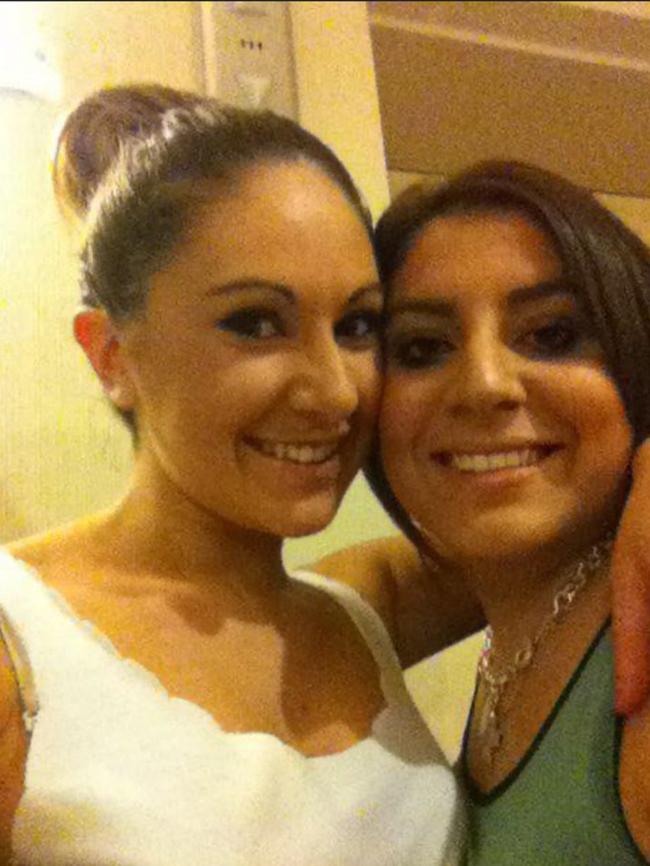 Renae Marsden (left) and Camilla Zeidan, who were in a relationship in high school.