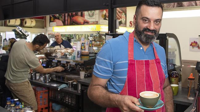 Grab a coffee from Robert Bekhazi, of Rustic Beans, at the Preston Market. Picture: Ellen Smith