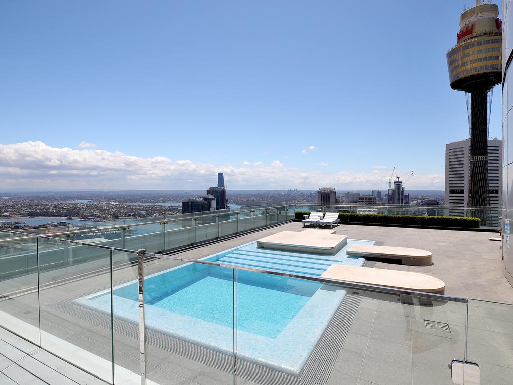 Anyone for a dip ... in an exclusive rooftop pool? Picture: Toby Zerna