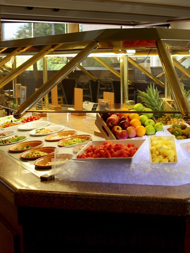 The salad bar at Sizzler. Picture: Chris Higgins