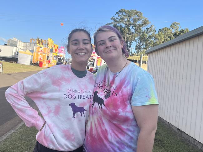 Shamia and Ella at the Fraser Coast Show.