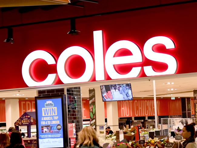 SYDNEY, AUSTRALIA - NewsWire Photos ,AUGUST 21, 2022:Generic image of Coles store.Picture: NCA NewsWire / Jeremy Piper