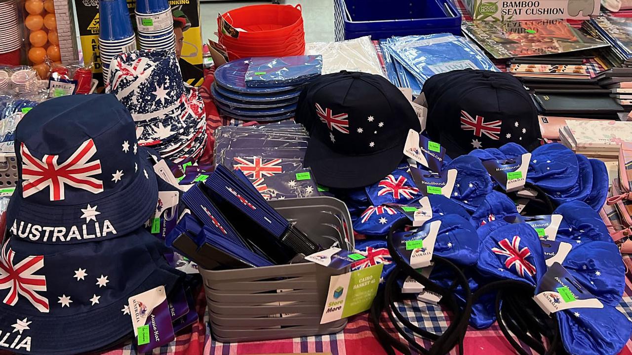 Woolworths stores withdrew the sale of Australia Day merchandise sold by other shops. Picture: NCA NewsWire/Tertius Pickard