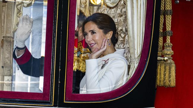 King Frederik X and Queen Mary of Denmark arrive at Amalienborg after being proclaimed as King and Queen Denmark. Picture: Getty Images