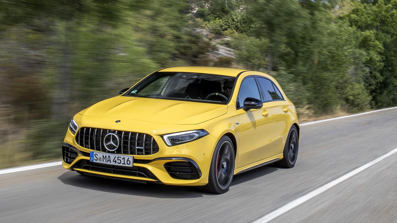 The A45 has the world’s most powerful four-cylinder engine.