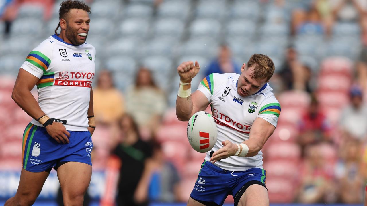 Canberra has begun negotiations with several key players including Hudson Young (R) and Seb Kris (L). Picture: Scott Gardiner/Getty