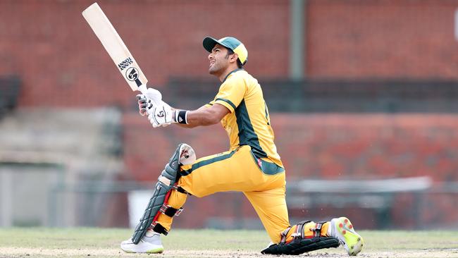 VSDCA: Unmukt Chand in action for Endeavour Hills. Picture: George Sal