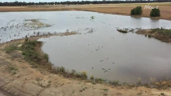 Shocking “inland lakes” created by floods and devastating farmers